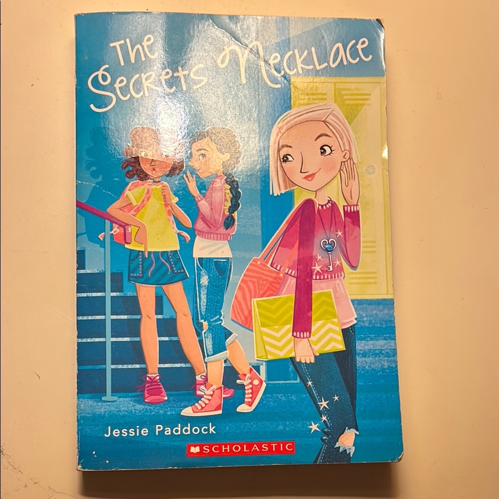 Scholastic's The Secrets Necklace - Blue and Pink Cover